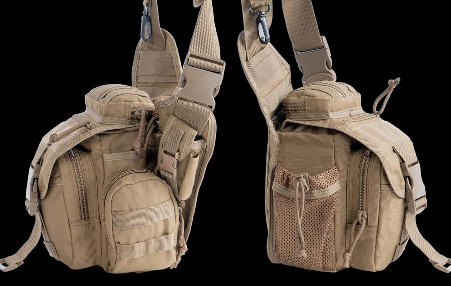 Tactical Sling Bag EDC Crossbody Pack Single Shoulder Backpack Messenger Bag for Outdoor & Urban Use 5L