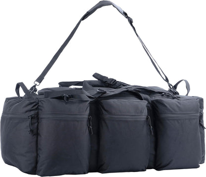 100L Large Military Duffle Bag Deployment Duffel Bag Sports Equipment Travel Luggage Bag with Detachable Backpack Straps…