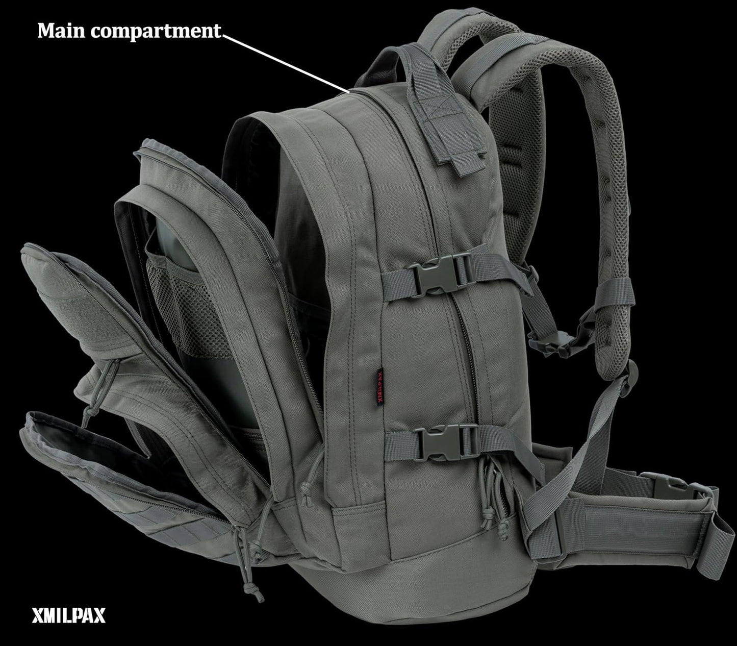 Tactical Backpack EDC Bag MOLLE Daily Pack for Men and Women Every Day Carrying Hiking Camping Travel 22L.