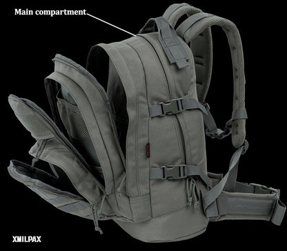 Tactical Backpack EDC Bag MOLLE Daily Pack for Men and Women Every Day Carrying Hiking Camping Travel 22L.