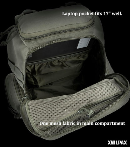 Tactical Backpack EDC Bag MOLLE Daily Pack for Men and Women Every Day Carrying Hiking Camping Travel 22L
