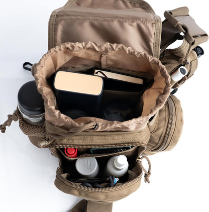 Tactical Sling Bag EDC Crossbody Pack Single Shoulder Backpack Messenger Bag for Outdoor & Urban Use 5L